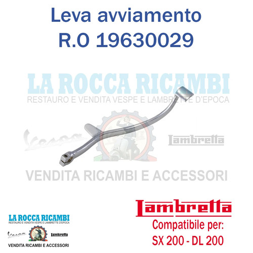 Leva avviamento messa in - leva,